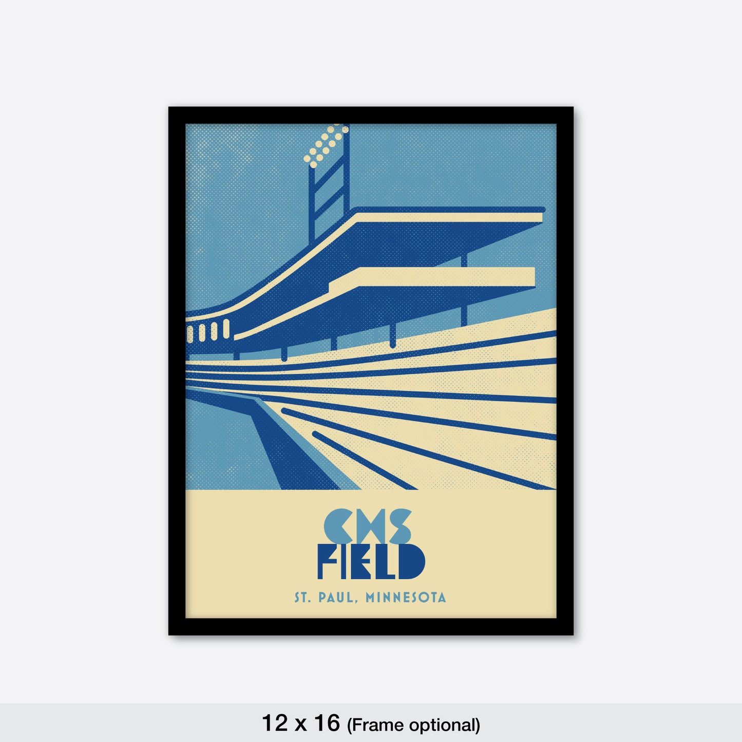 CHS Field, Minimalist Vintage Colors