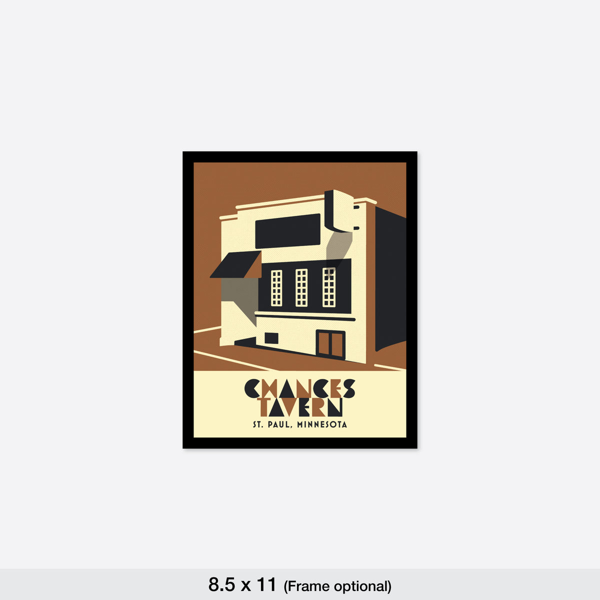 Chances Tavern, St. Paul, Minnesota, Minimalist Art
