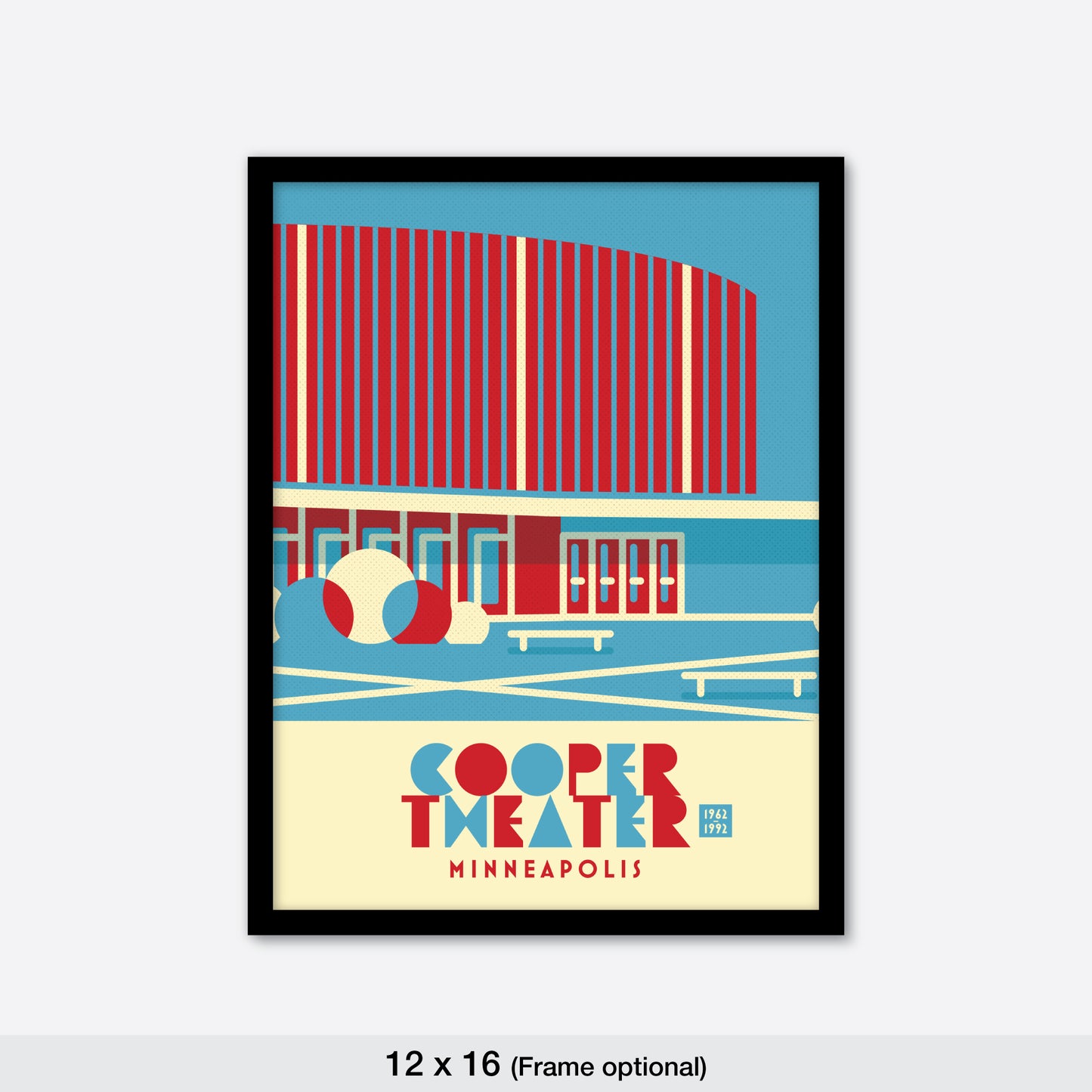 Cooper Theater, St. Louis Park, Minnesota, Minimalist Art