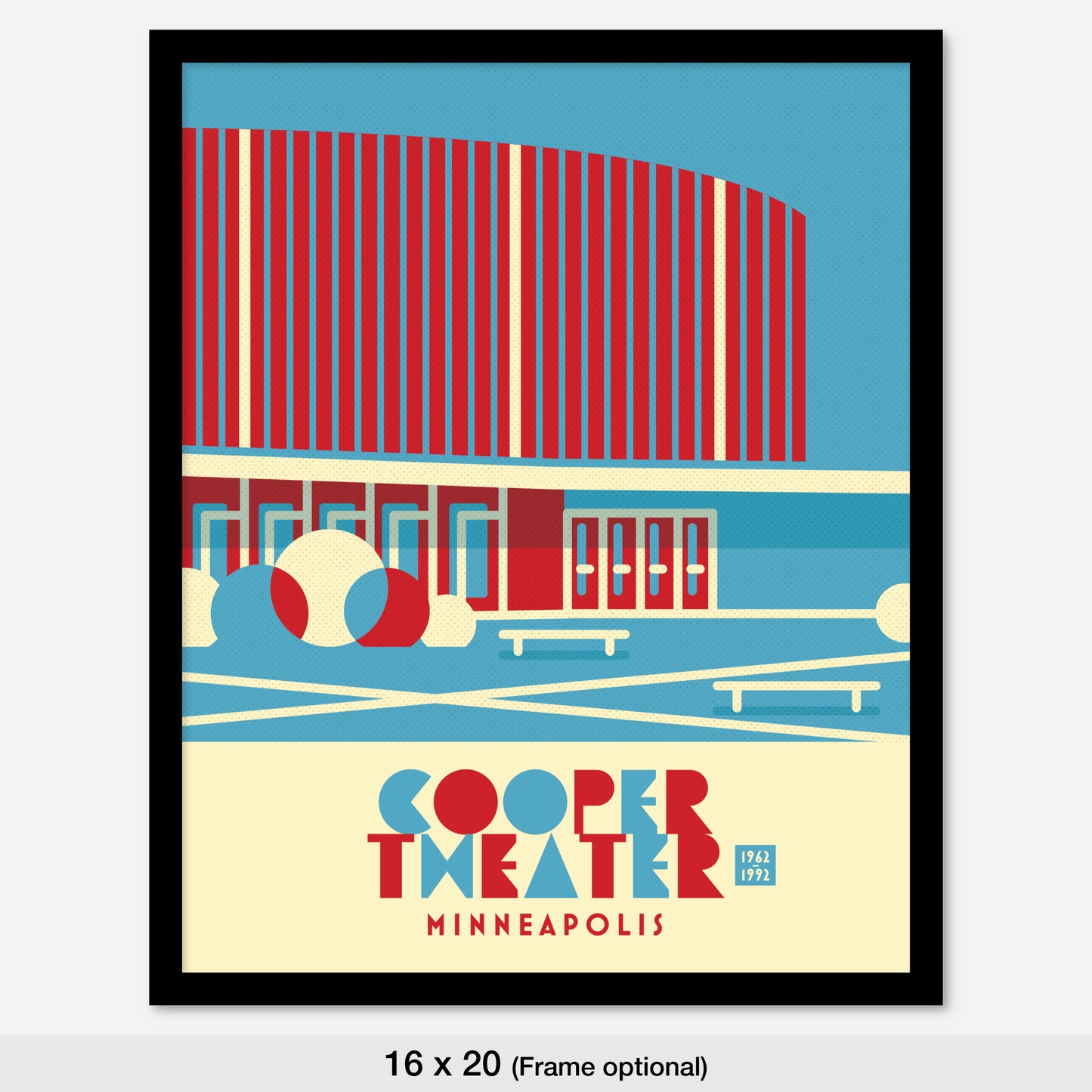 Cooper Theater, St. Louis Park, Minnesota, Minimalist Art