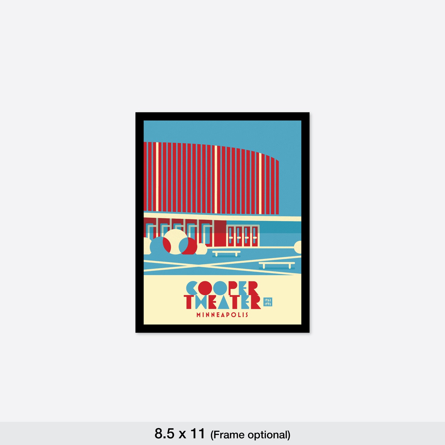 Cooper Theater, St. Louis Park, Minnesota, Minimalist Art