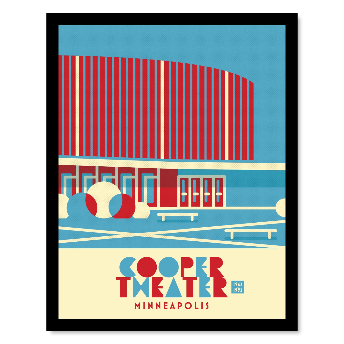 Cooper Theater, St. Louis Park, Minnesota, Minimalist Art