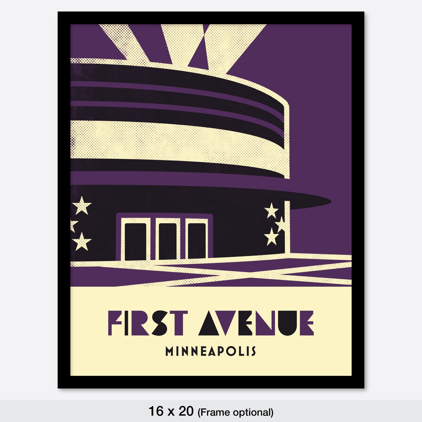 First Ave, Minnesota, Minimalist Art
