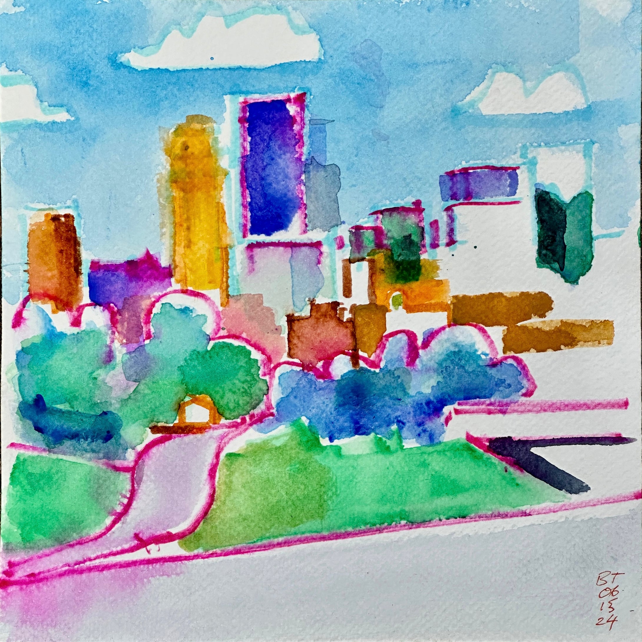 Minneapolis, Skyline from the South, 06.15.24