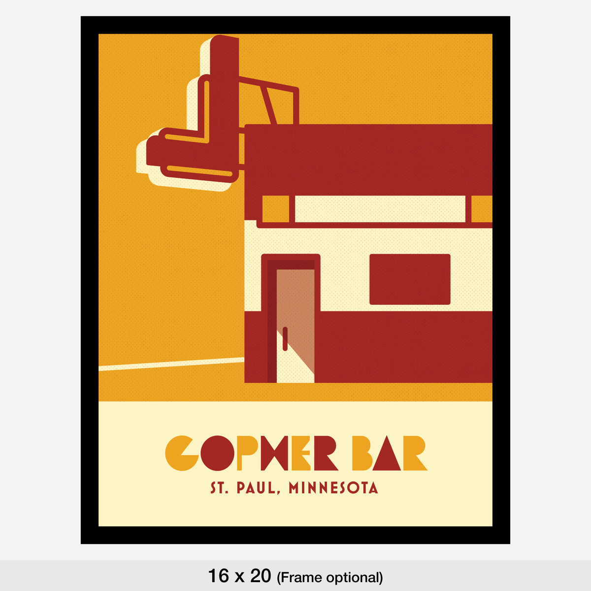 The Gopher Bar, St. Paul, Minnesota, Minimalist Art