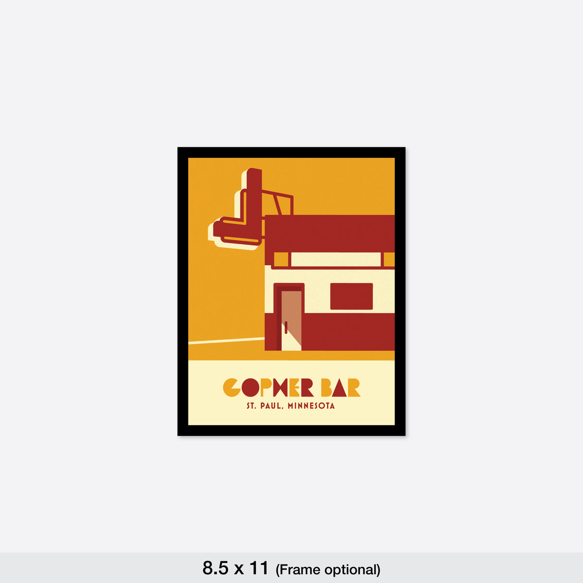 The Gopher Bar, St. Paul, Minnesota, Minimalist Art