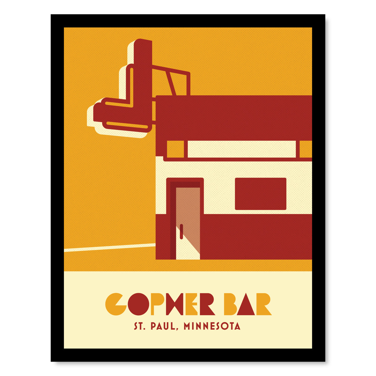 The Gopher Bar, St. Paul, Minnesota, Minimalist Art