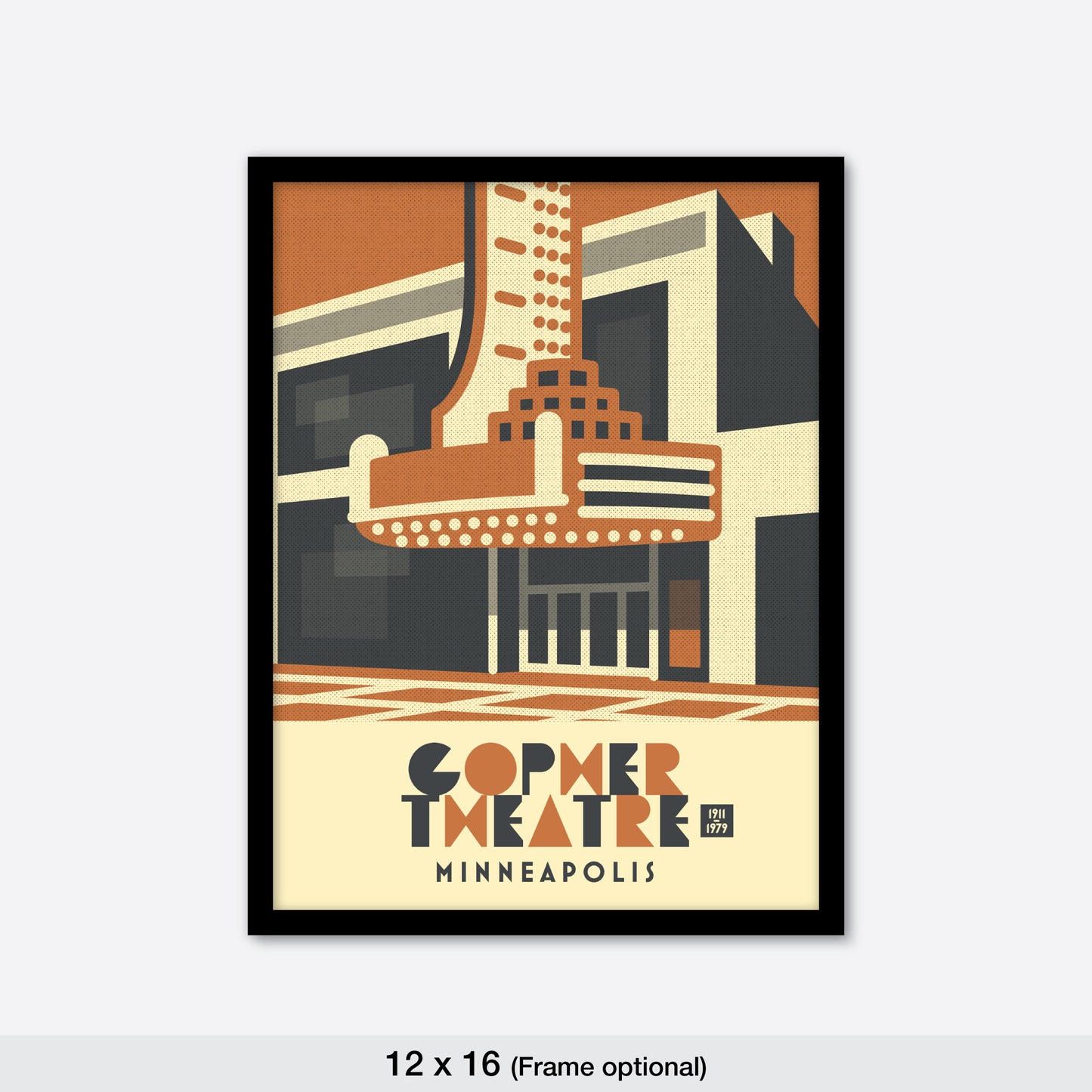 Gopher Theatre, Minneapolis, Minimalist Art
