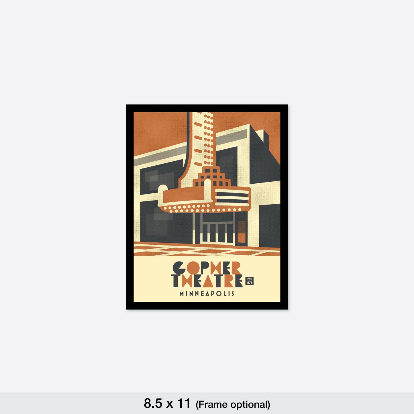 Gopher Theatre, Minneapolis, Minimalist Art