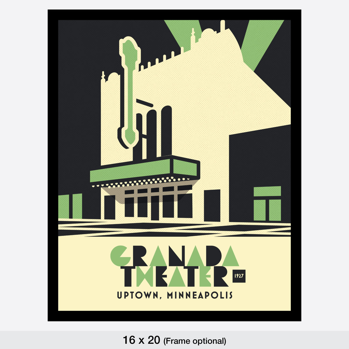 Granada Theater, Uptown Minneapolis, Minnesota, Minimalist Art