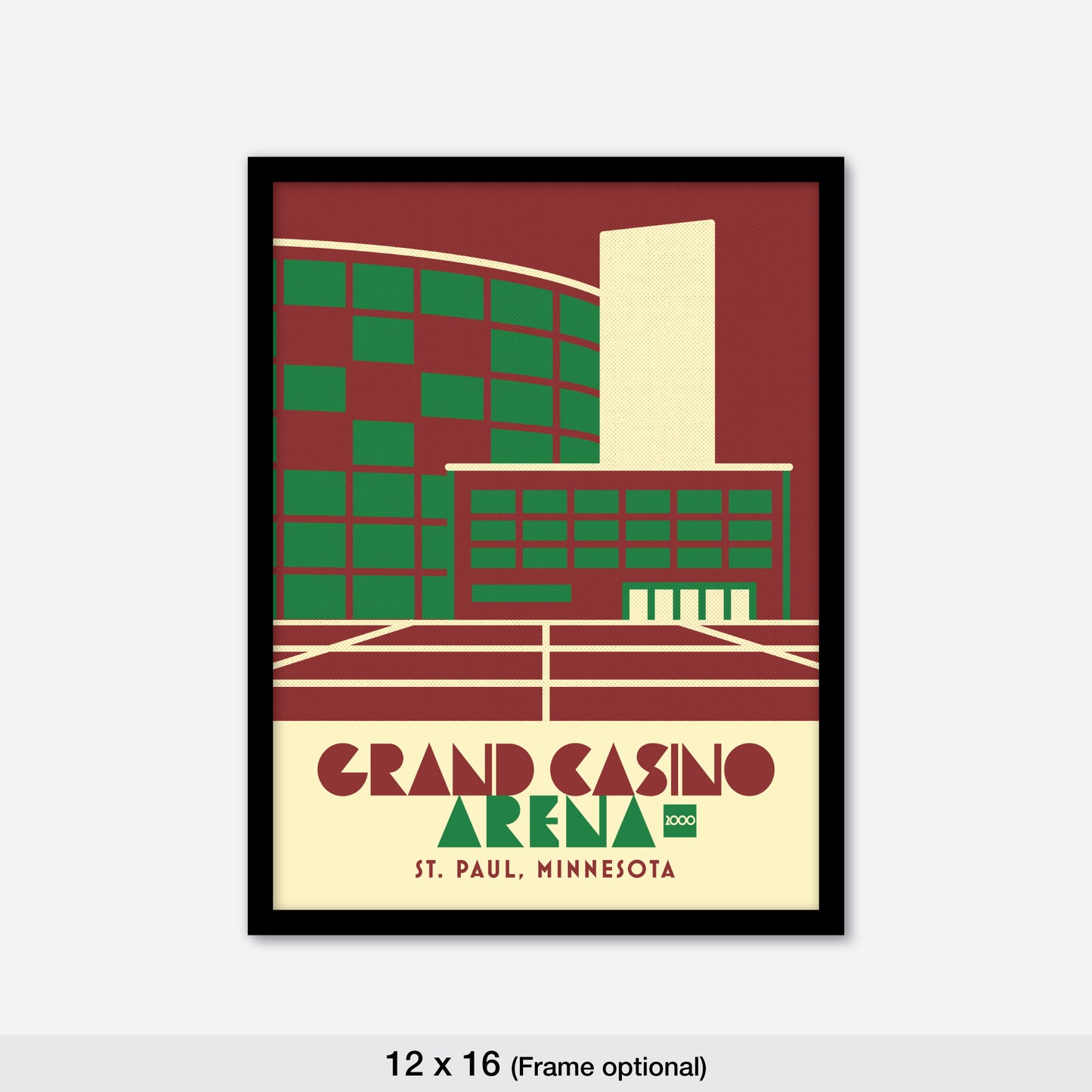 Grand Casino Arena, St. Paul, Minnesota, Minimalist Art