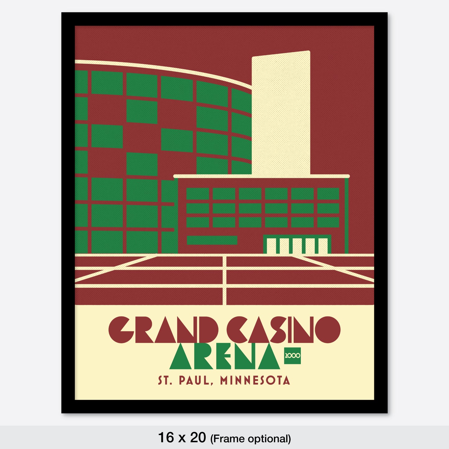 Grand Casino Arena, St. Paul, Minnesota, Minimalist Art