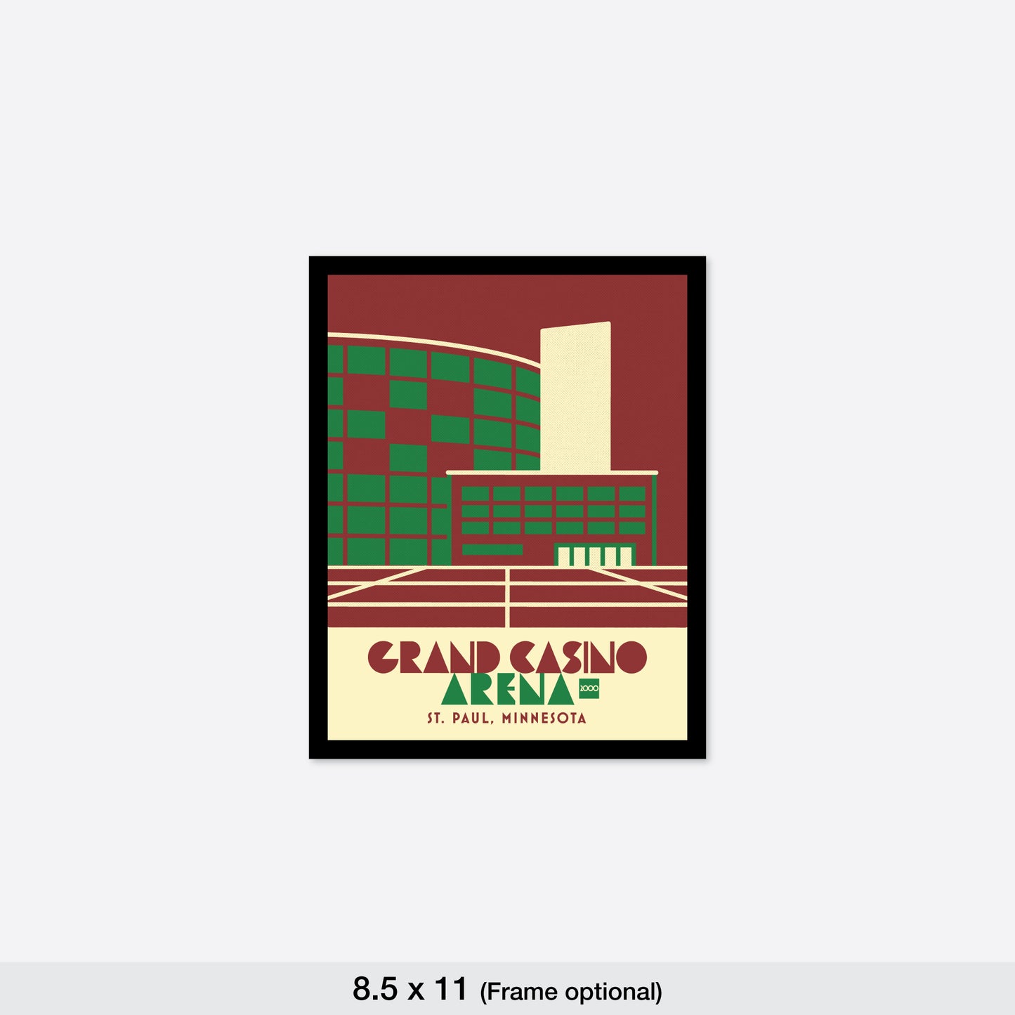 Grand Casino Arena, St. Paul, Minnesota, Minimalist Art