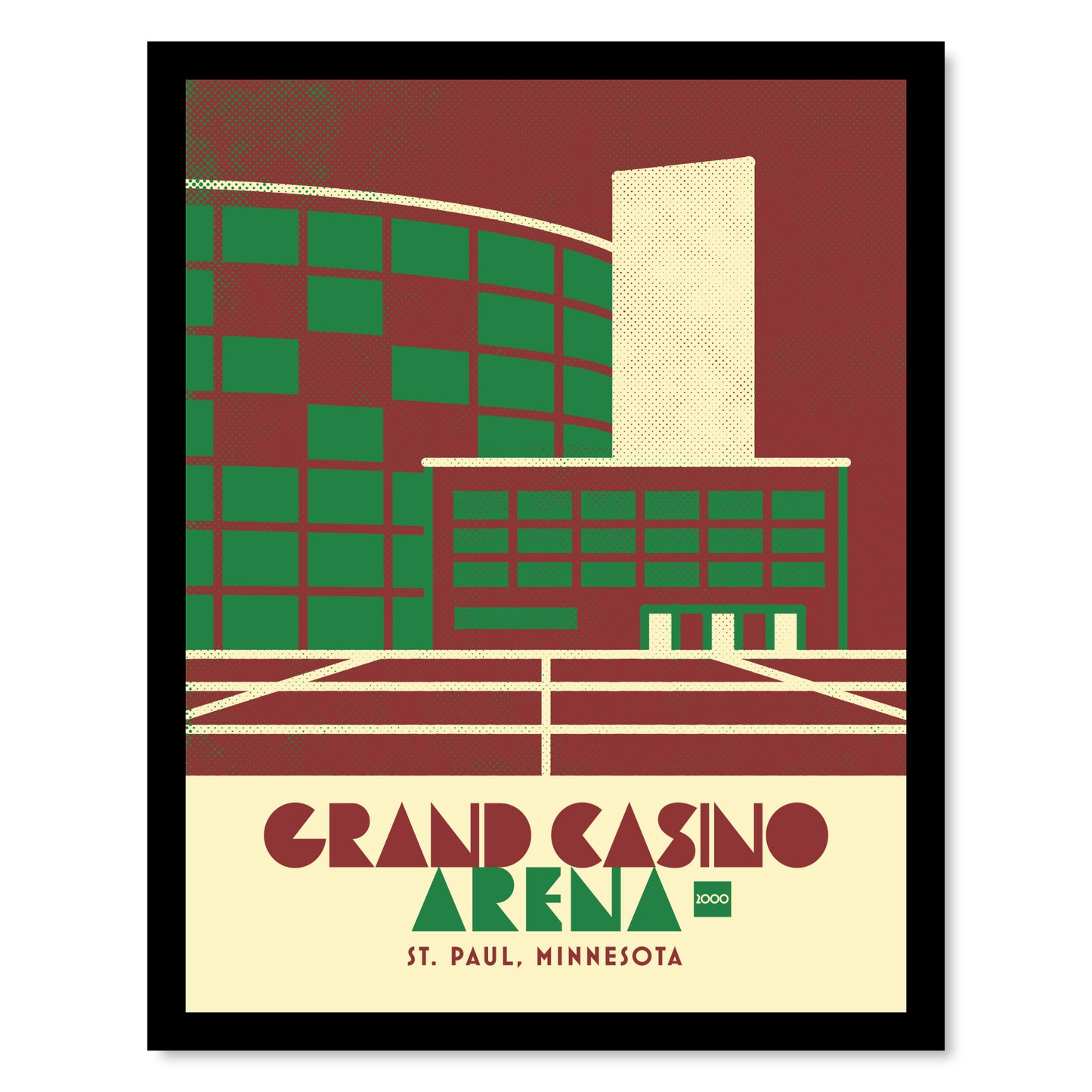 Grand Casino Arena, St. Paul, Minnesota, Minimalist Art