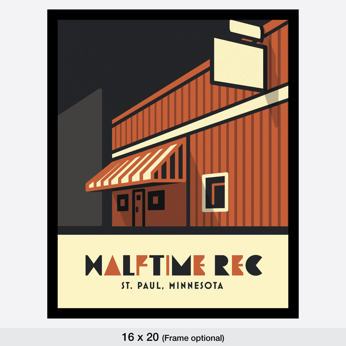 Halftime Rec, St. Paul, Minnesota, Minimalist Art