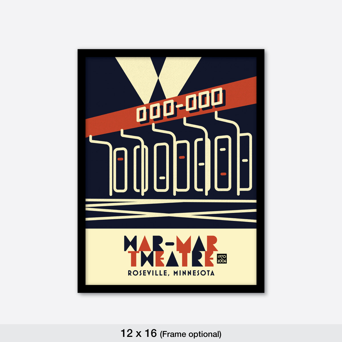Har-Mar Theatre, Roseville, Minnesota, Minimalist Art