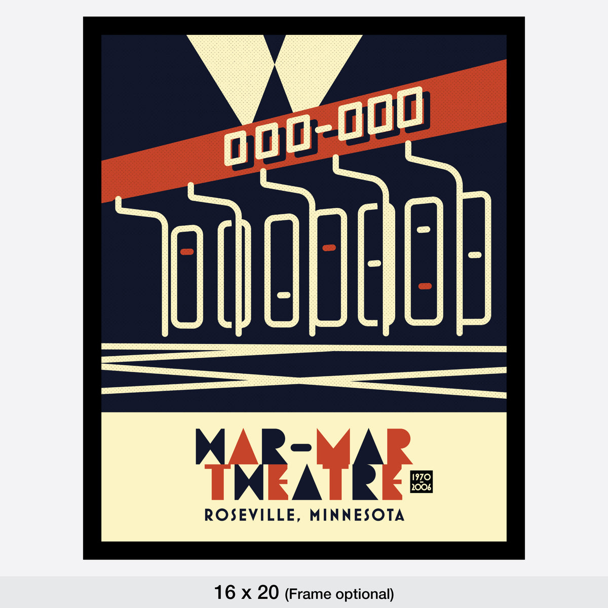 Har-Mar Theatre, Roseville, Minnesota, Minimalist Art