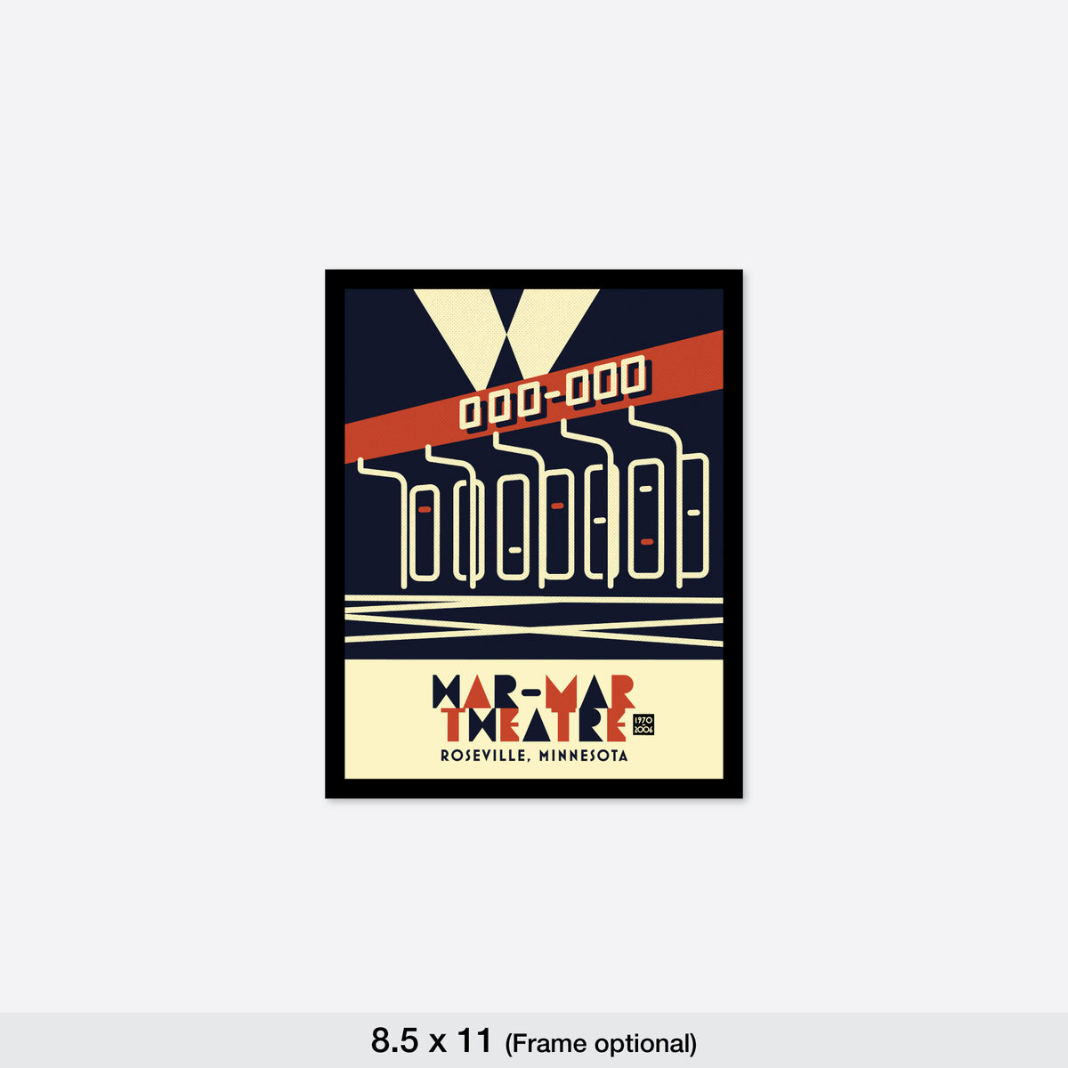 Har-Mar Theatre, Roseville, Minnesota, Minimalist Art