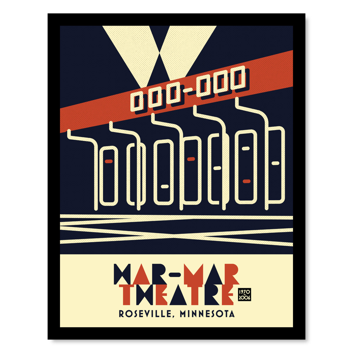 Har-Mar Theatre, Roseville, Minnesota, Minimalist Art