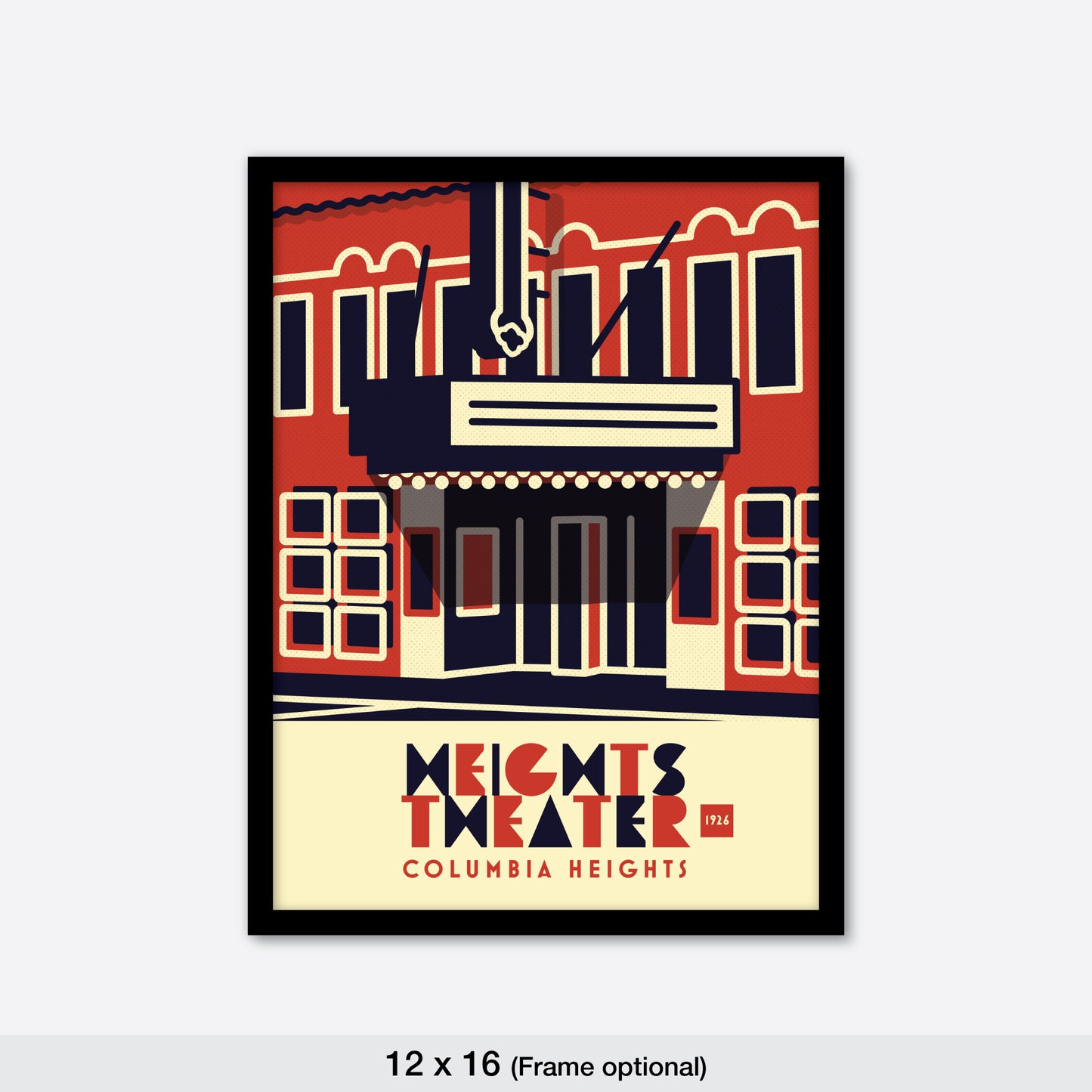 Heights Theater, Columbia Heights, Minnesota, Minimalist Art