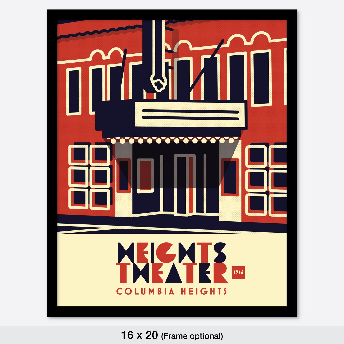 Heights Theater, Columbia Heights, Minnesota, Minimalist Art