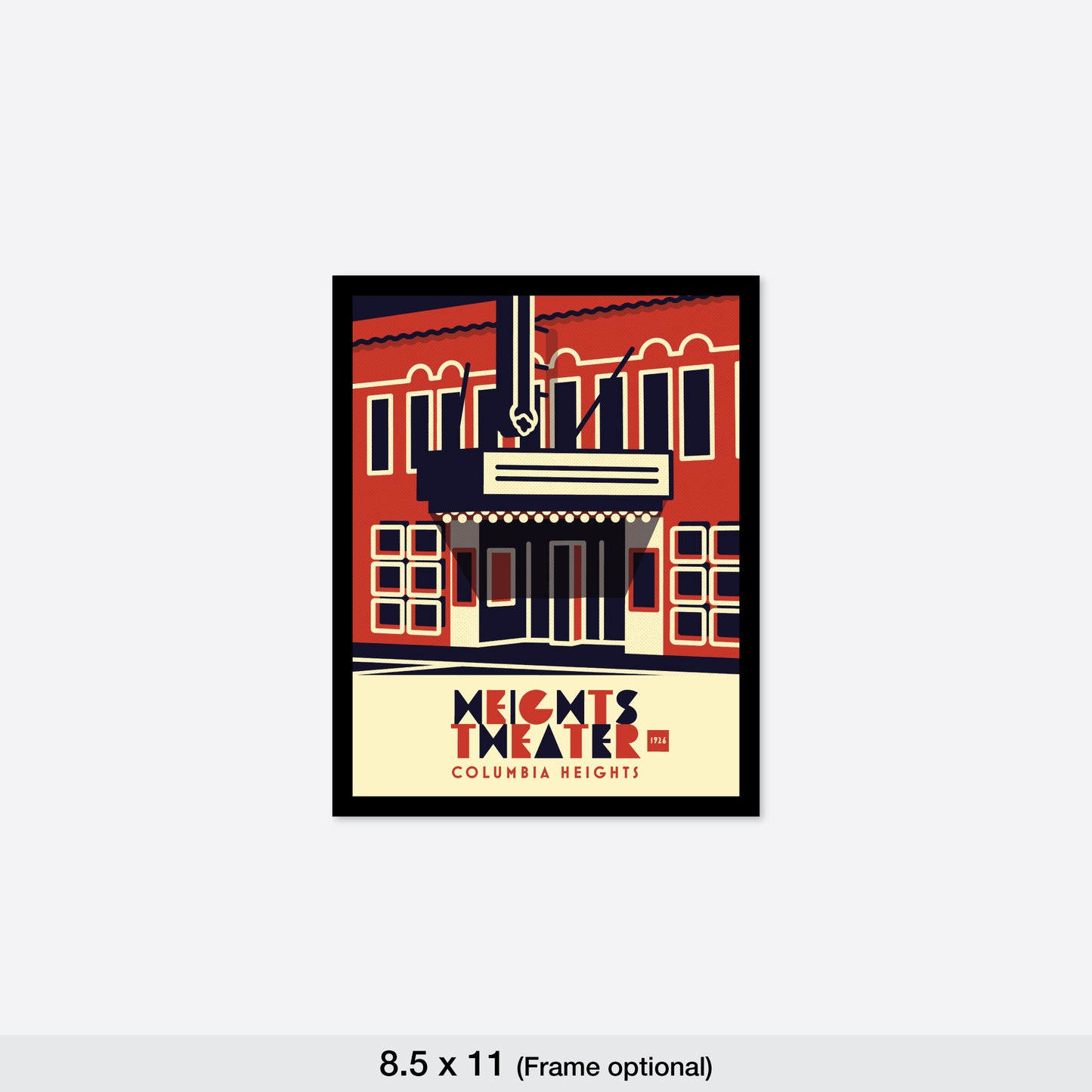 Heights Theater, Columbia Heights, Minnesota, Minimalist Art