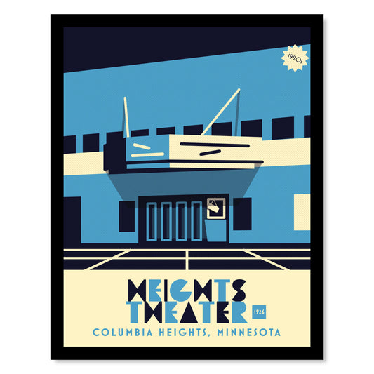 Heights Theater, Columbia Heights, 1990s, Minnesota, Minimalist Art