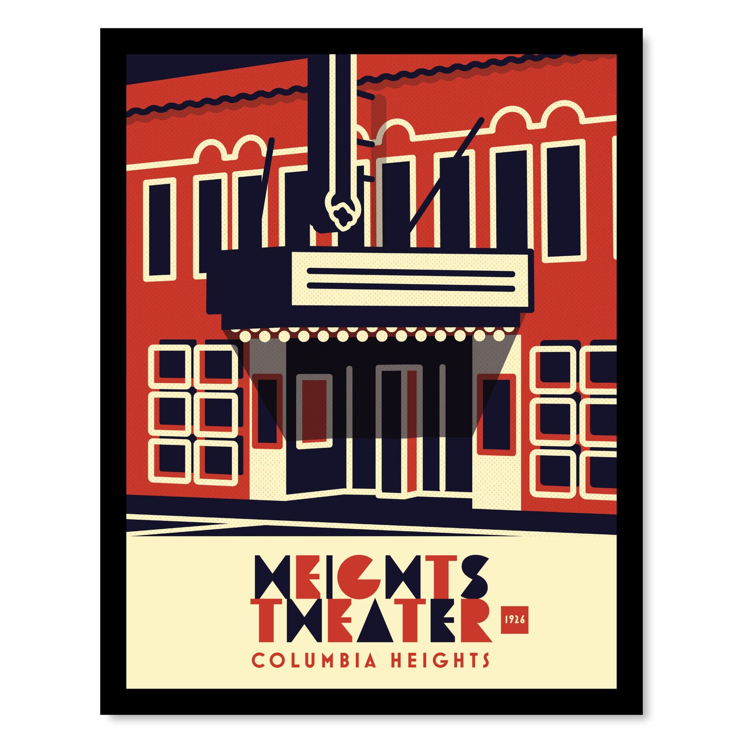 Heights Theater, Columbia Heights, Minnesota, Minimalist Art