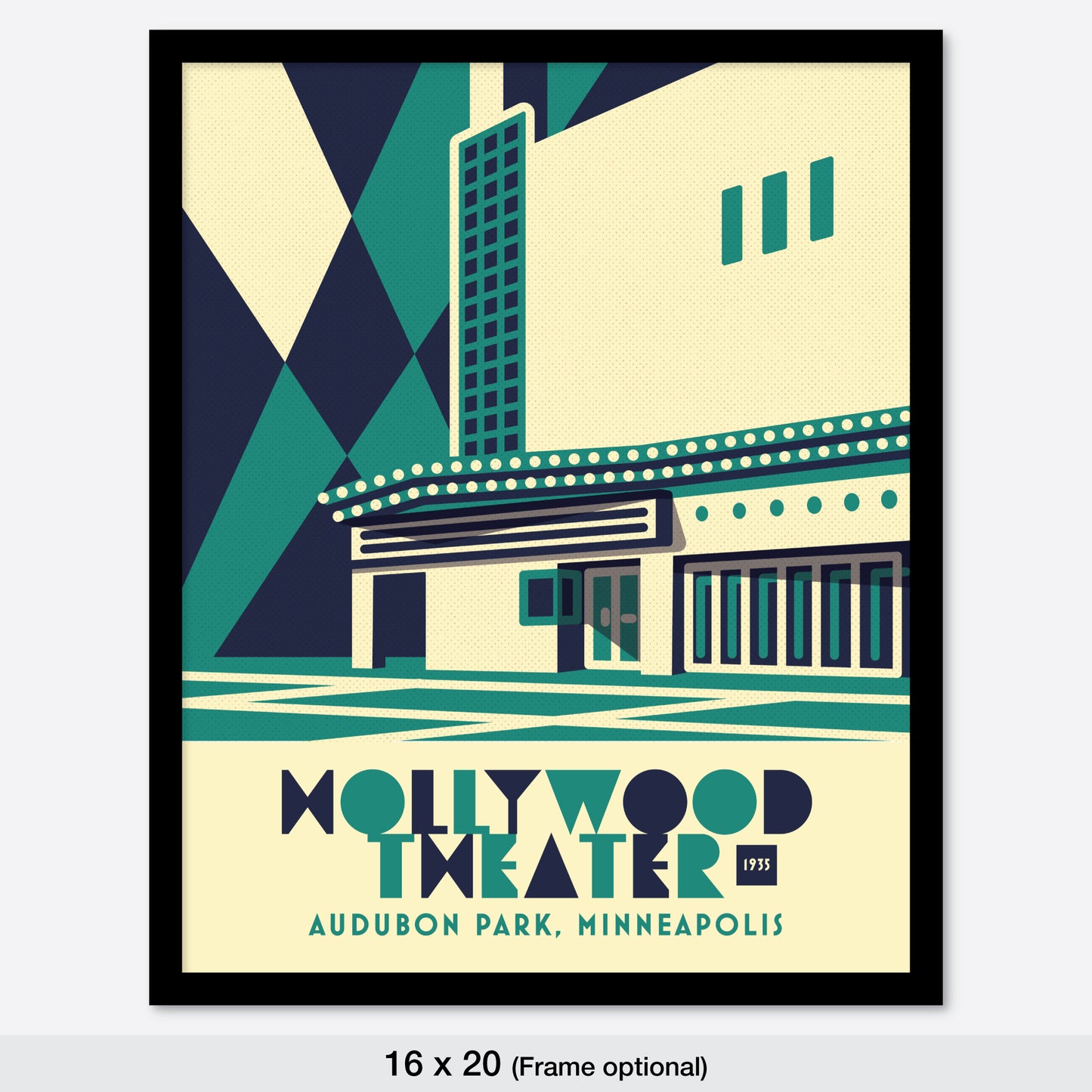 The Hollywood Theater, Minneapolis, Minnesota, Minimalist Art
