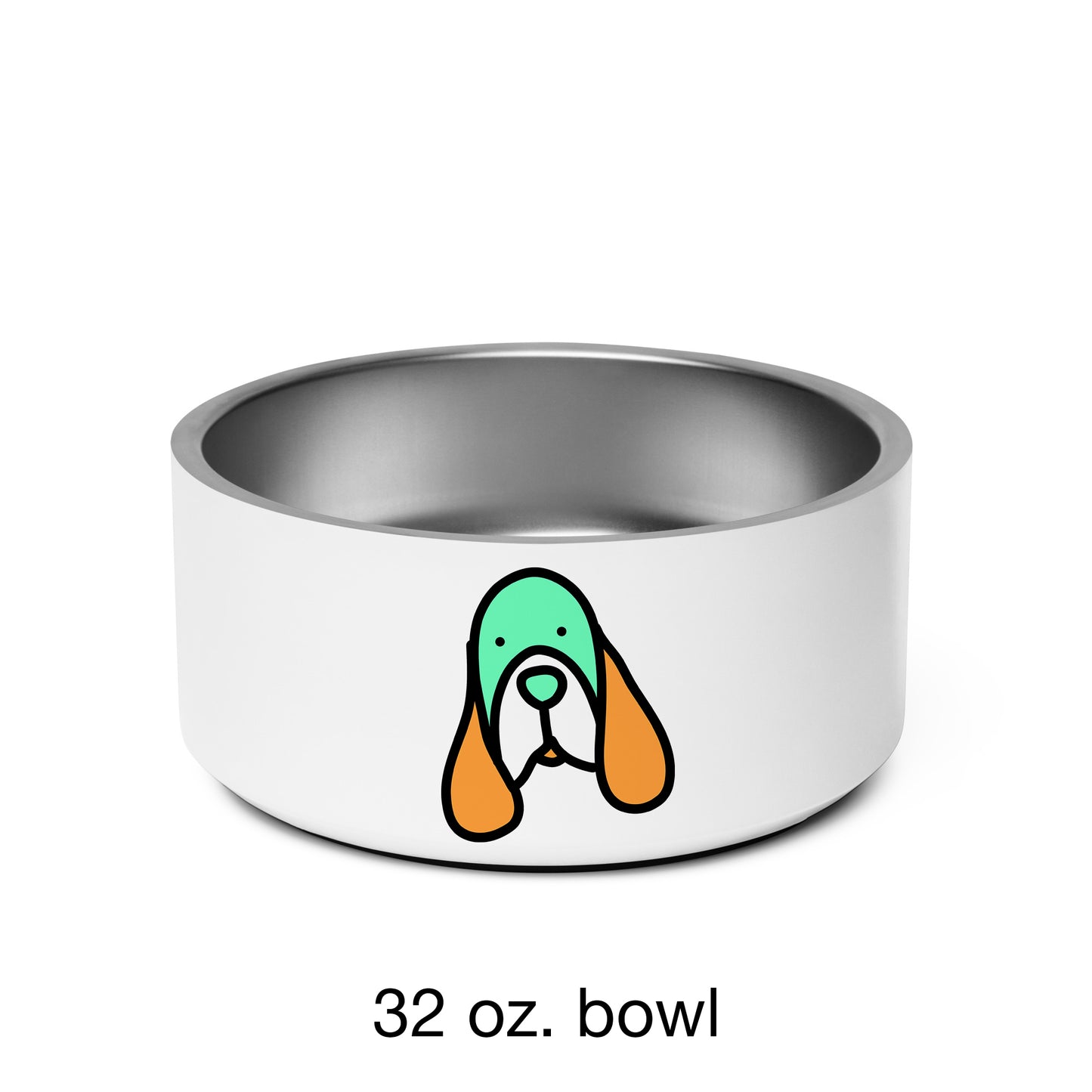 Pop-Art Hound, with Custom Name, Bowl