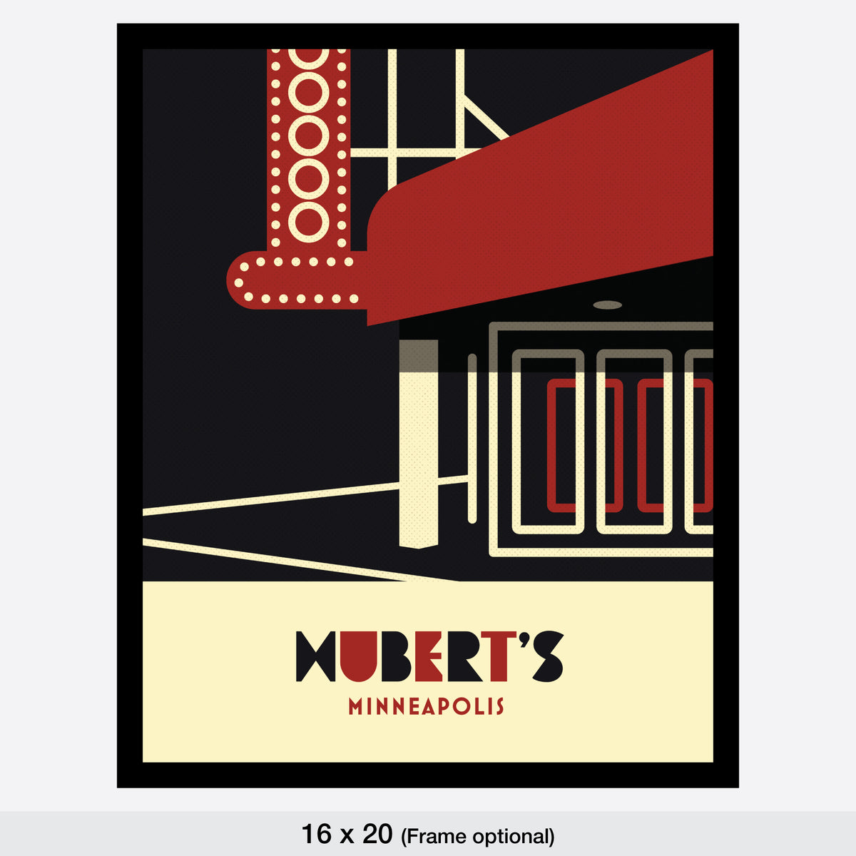 Hubert's, Minneapolis, Minnesota, Minimalist Art
