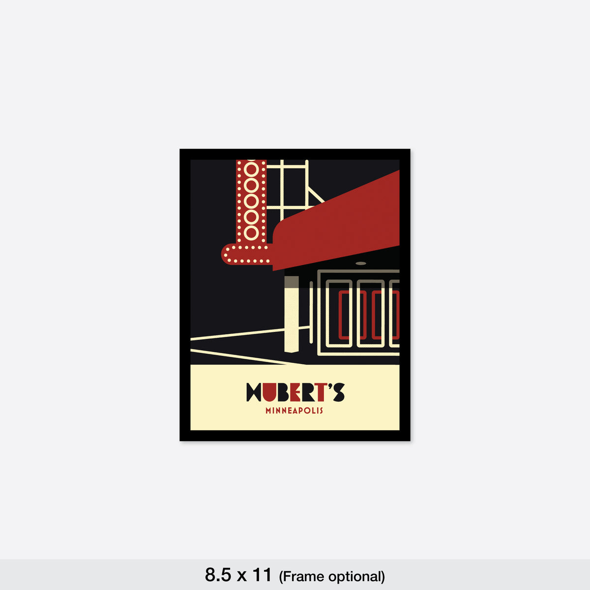 Hubert's, Minneapolis, Minnesota, Minimalist Art