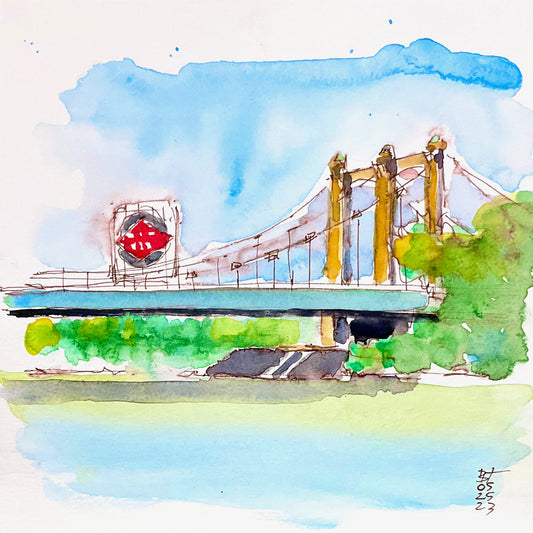 Hennepin ave Bridge and Grain Belt, 05.25.23