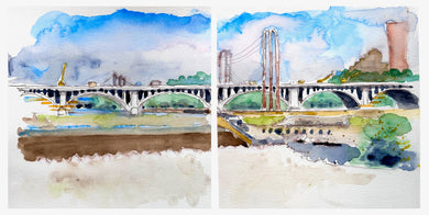 Third Avenue Bridge (Diptych), 05.15.23