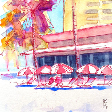 Royal Hawaiian Beach Umbrellas, 07.26.23