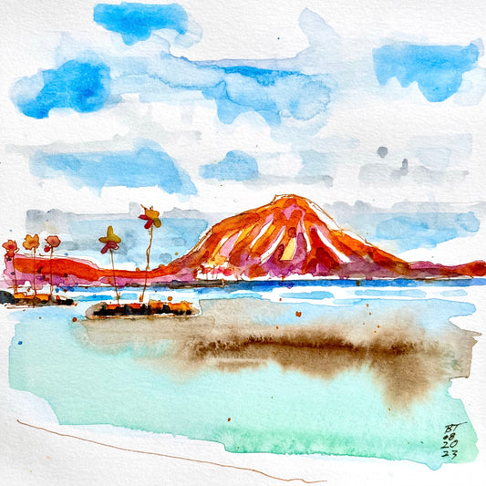 Koko Crater from Waialae Beach Park, 08.20.23