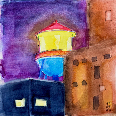 Pillsbury Water Tower at Night, 10.07.23