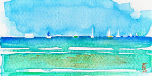 Waikiki Boats on the Horizon, 02.25.24