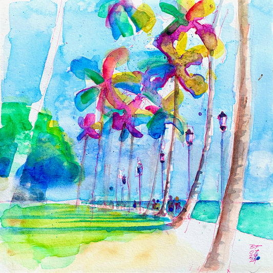 Queen's beach walk, Waikiki, 07.24.24