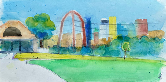 Minneapolis Skyline from Father Hennepin Park, 07.28.25