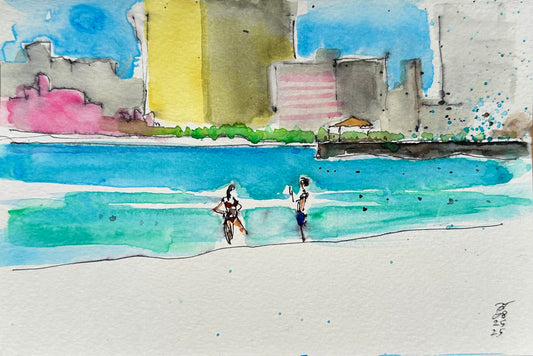Couple Beach Pics, Waikiki, 08.25.25