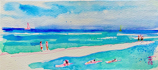 Queen's Beach Surf School, Waikiki, 08.27.25
