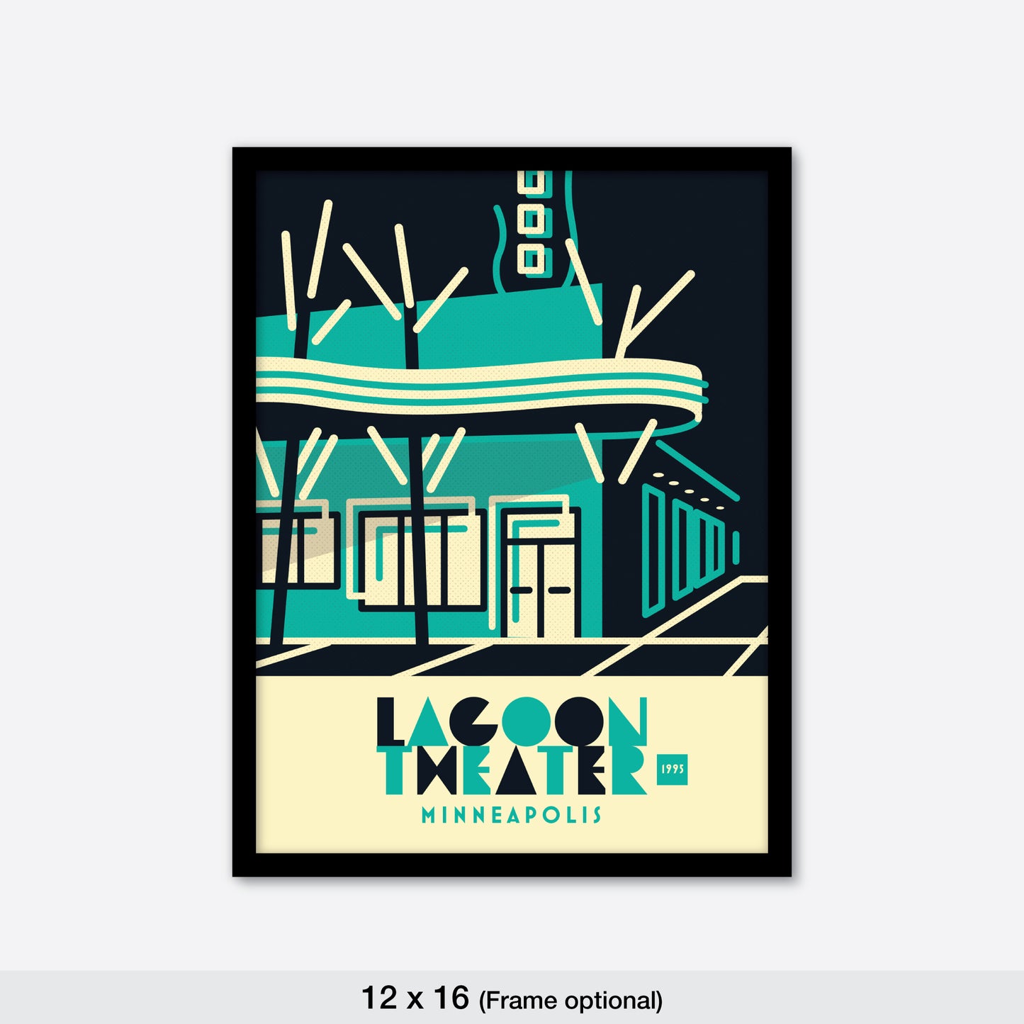 Lagoon Theater, Minneapolis, Minnesota, Minimalist Art