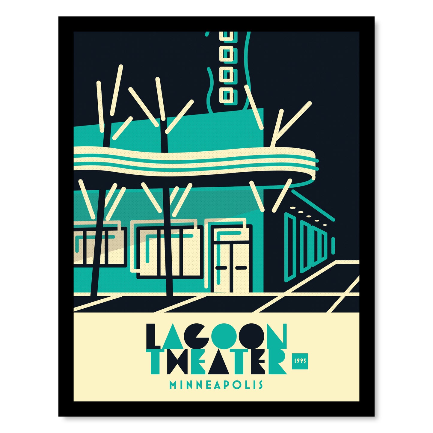 Lagoon Theater, Minneapolis, Minnesota, Minimalist Art