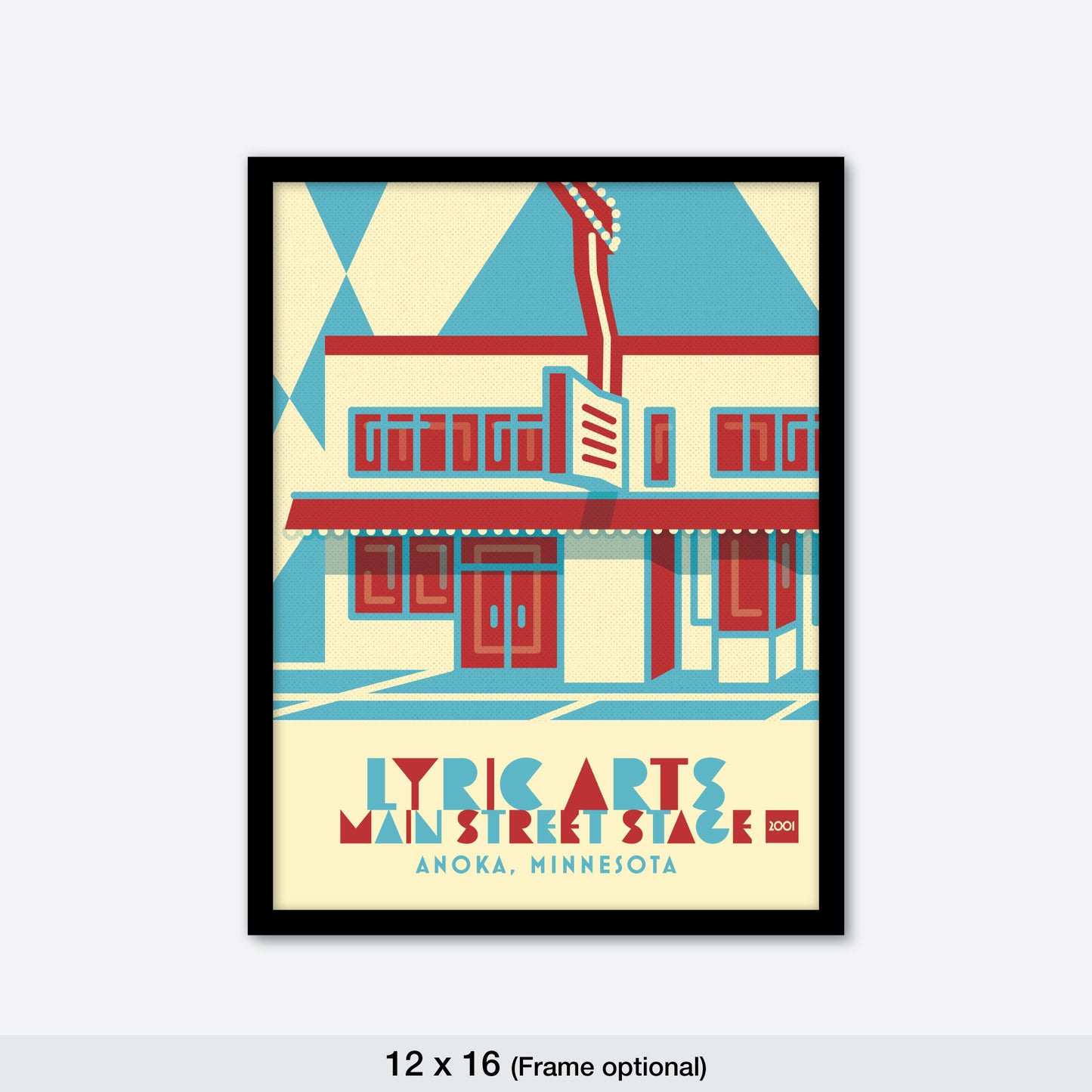 Lyric Arts Main Street Stage, Anoka, Minnesota, Minimalist Art (Copy)