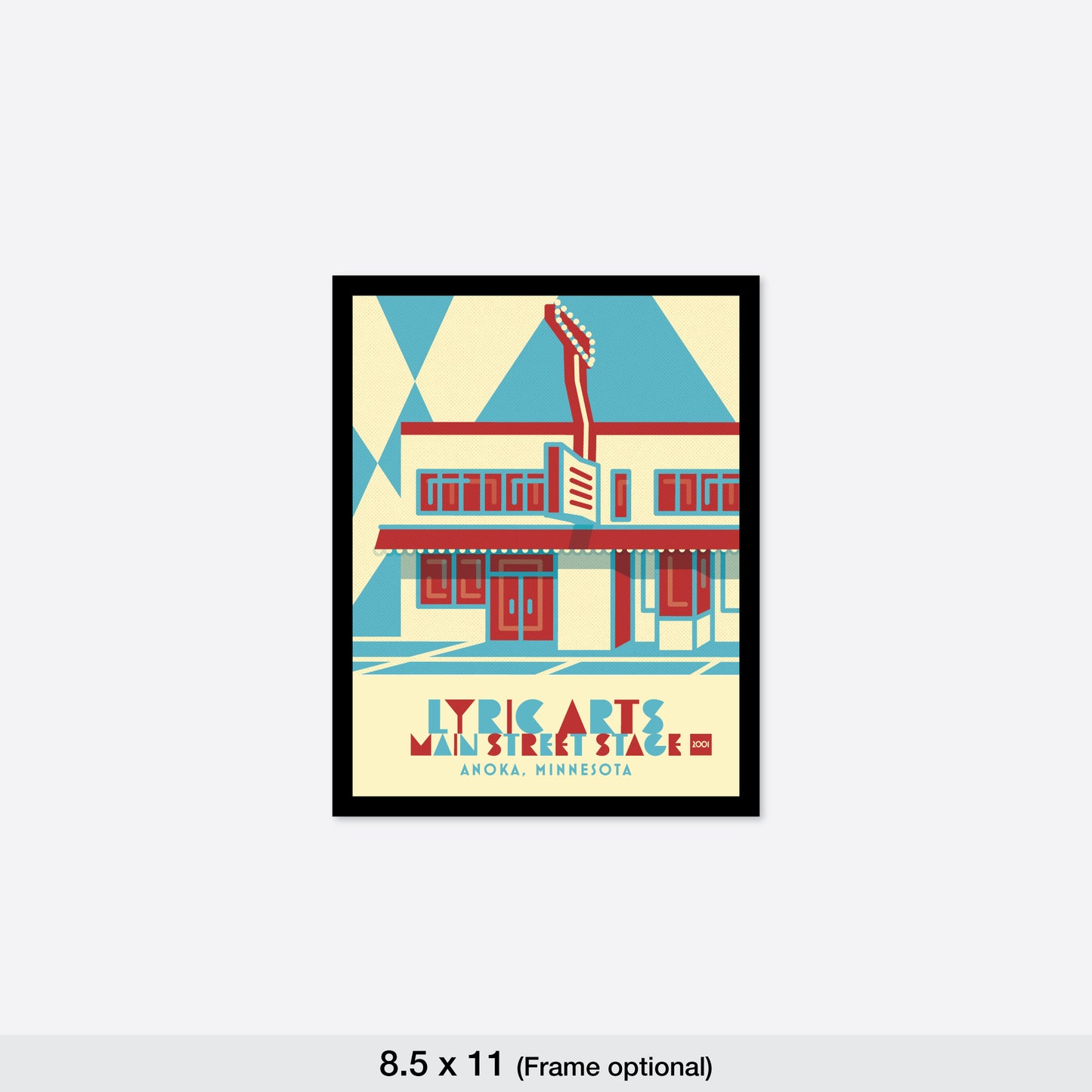Lyric Arts Main Street Stage, Anoka, Minnesota, Minimalist Art (Copy)