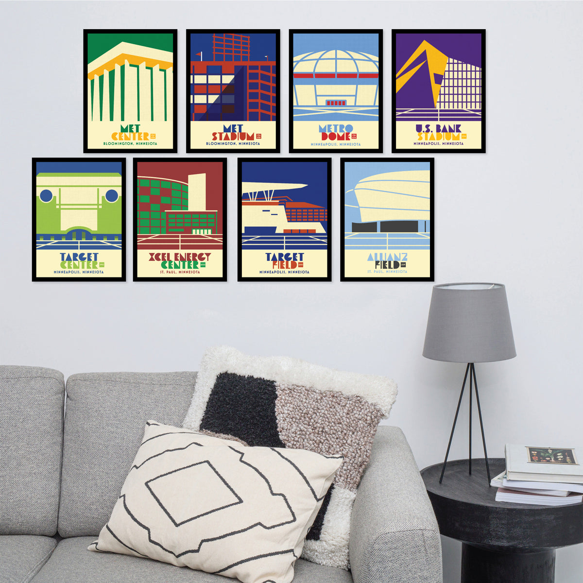 Metrodome, Twins Edition, Minimalist Art