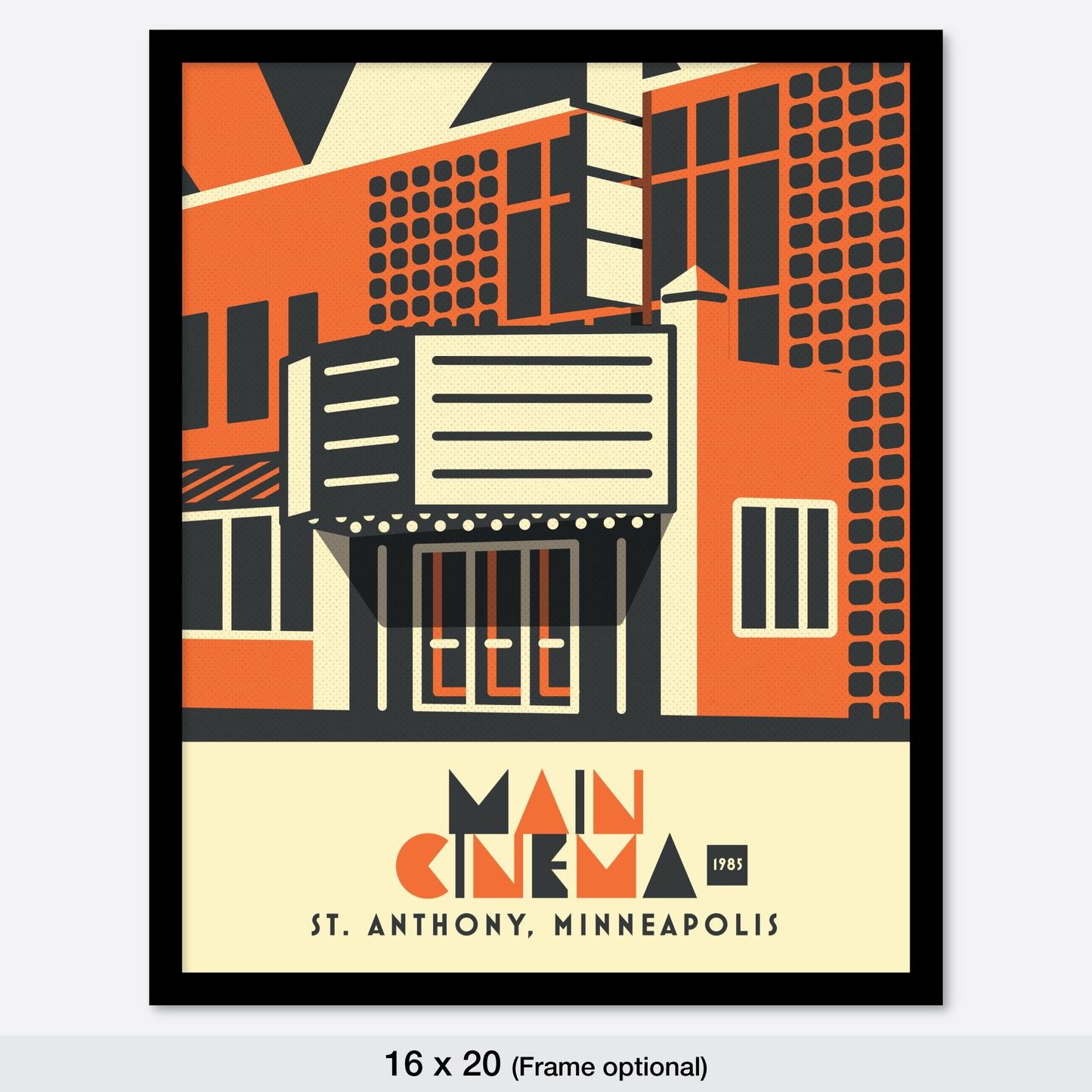 Main Cinema, Minneapolis, Minnesota, Minimalist Art