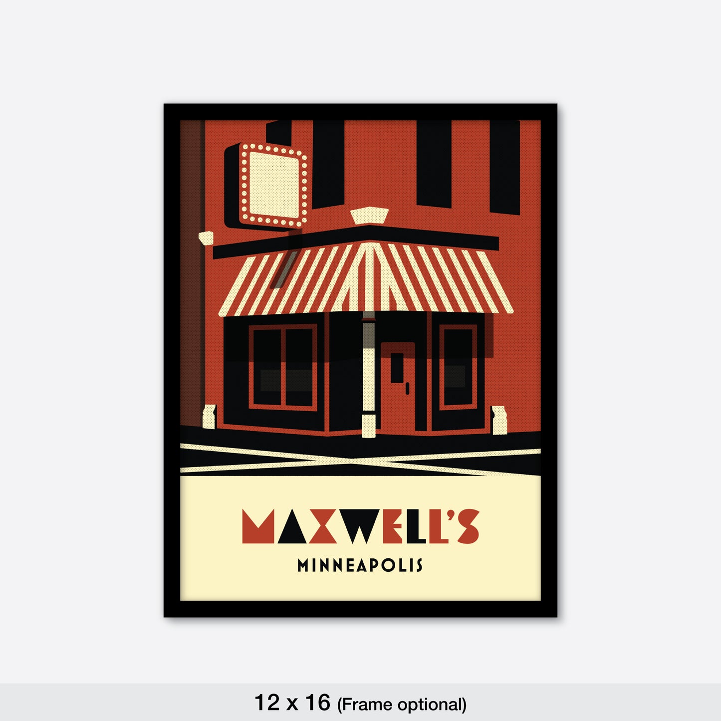 Maxwell's Bar, Minneapolis, Minnesota, Minimalist Art