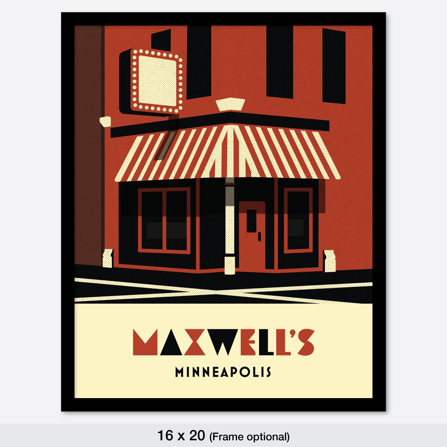 Maxwell's Bar, Minneapolis, Minnesota, Minimalist Art